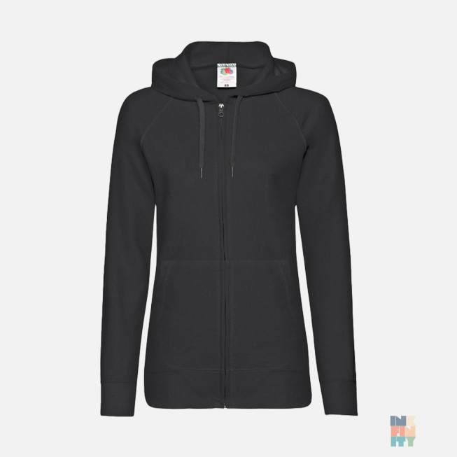 Zip Hoodie Lady-Fit Fruit of the Loom