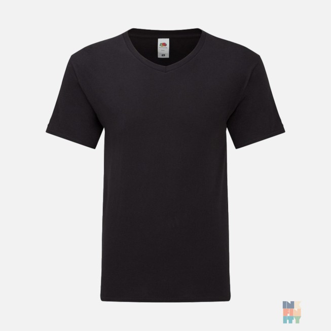 T-Shirt Men-Fit V-Neck Fruit of the Loom