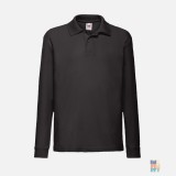 Polo cu Mânecă Lungă de Copii Fruit of the Loom #inkfinity