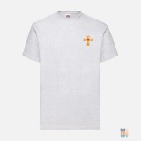 Valueweight T-Shirt Religion God Embroidery Fruit of the Loom