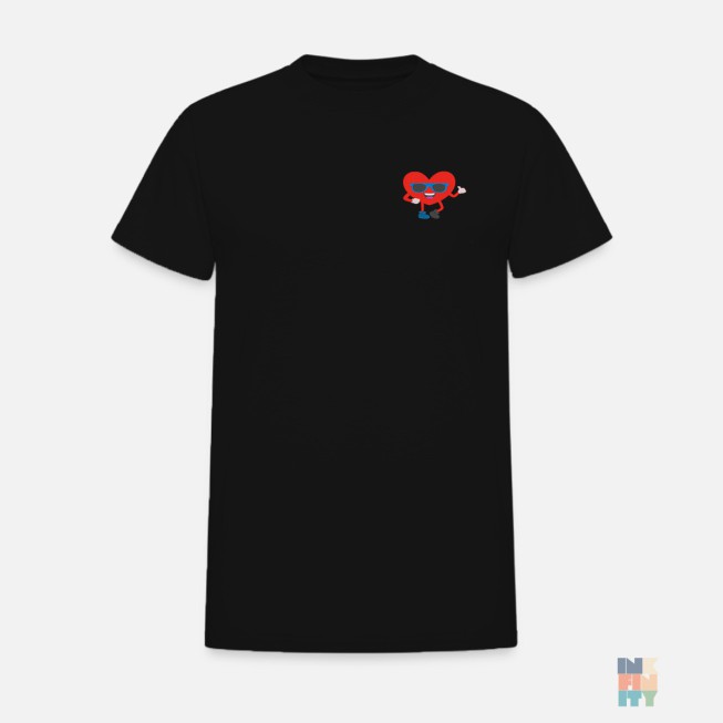 Tricou de Barbati Bumbac Premium Cool Heart Embroidery Gildan