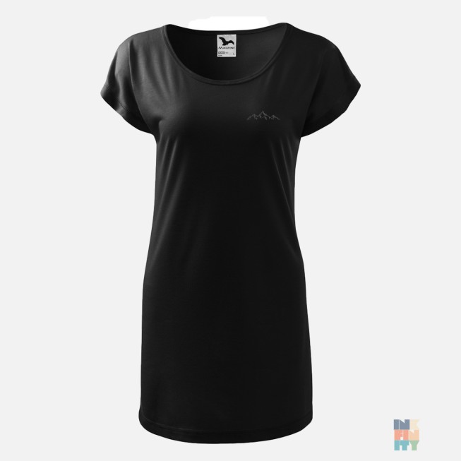 Tricou Lung de Dama Mountains Embroidery Malfini