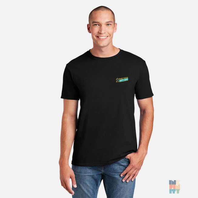 SoftStyle T-Shirt Home Clean Embroidery Gildan