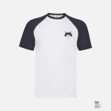 Tricou Baseball de Bărbați Animal Cute Emoji Embroidery Fruit of the Loom #inkfinity