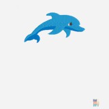 Tricou Ringer de Barbati Sea Animal Embroidery Fruit of the Loom