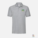 Premium Polo Luck Quote Embroidery Fruit of the Loom #inkfinity