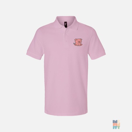 Premium Polo Animal Cute Embroidery Gildan #inkfinity
