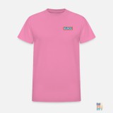 Premium Cotton T-Shirt Love Peace Embroidery Gildan #inkfinity