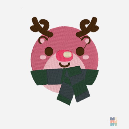 Original Patch Beanie Animal Holiday Embroidery #inkfinity