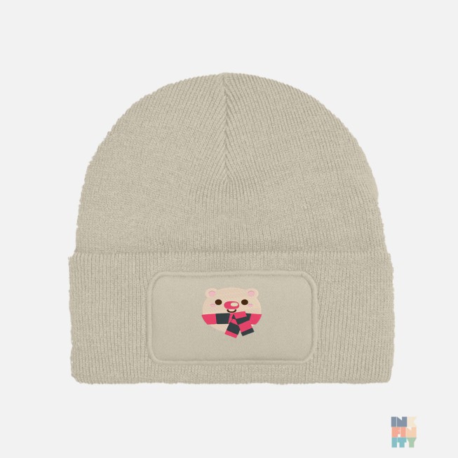 Caciula cu Petic Animal Holiday Embroidery