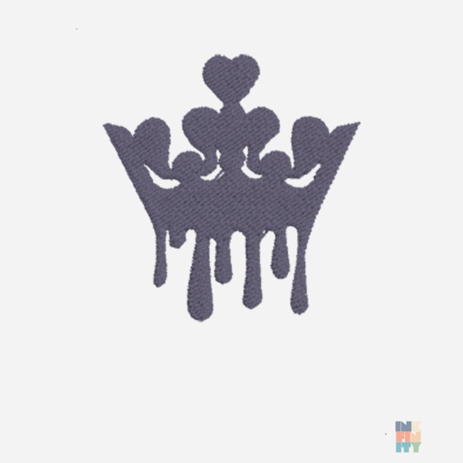 Pulovar de Barbati Crown Embroidery Fruit of the Loom