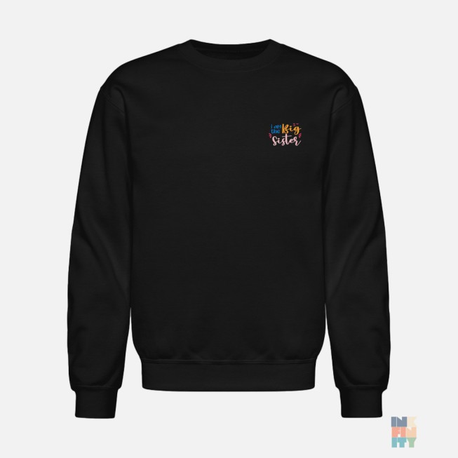 Heavy Blend Sweater Family Love Embroidery Gildan