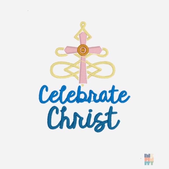 Lightweight Lady-Fit Zip Hoodie Religion Embroidery Fruit of the Loom