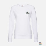 Lightweight Lady-Fit Raglan Sweater Hiking Embroidery Fruit of the Loom #inkfinity