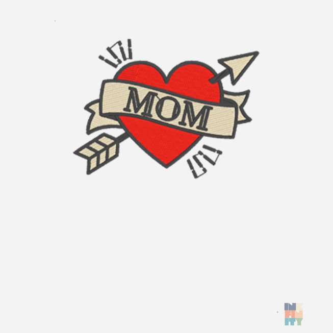 Hanorac de Barbati cu Fermoar Love Mom Family Embroidery Fruit of the Loom