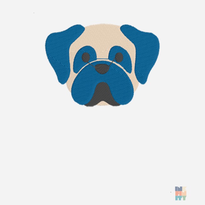 Softshell Barbati Animal Cute Emoji Embroidery Result