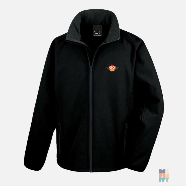 Men SoftShell Animal Cute Funny Embroidery Result