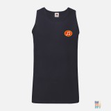 Tank Top Music Patch Embroidery Fruit of the Loom #inkfinity