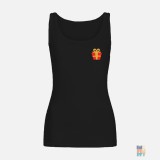 Lady-Fit Tank Top Holiday Christmas Embroidery Gildan