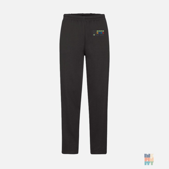 Pantaloni Jogger de Barbati Jog Gaming Funny Quote Love Embroidery Fruit of the Loom