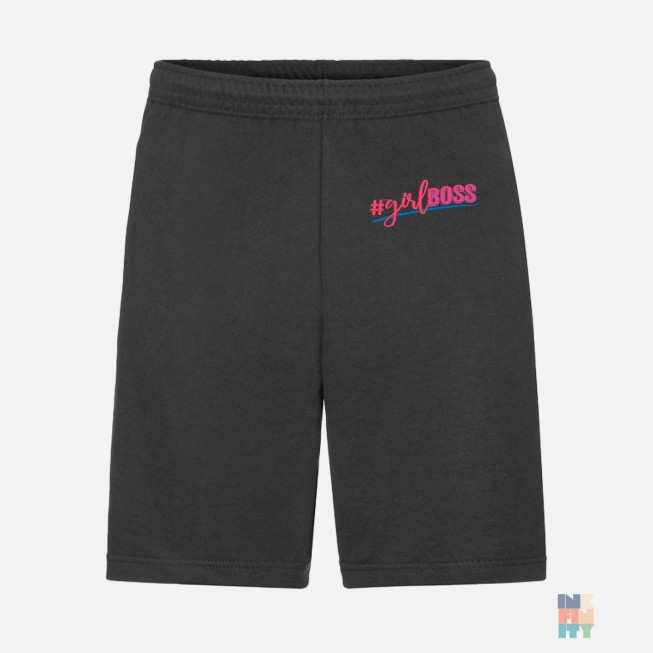 Lightweight Shorts Inspirational Motivational Embroidery Fruit of the Loom