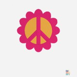 Hanorac Premium de Copii Peace Love Patch Embroidery Fruit of the Loom