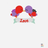 Kids Athletic Hoodie Love Animal Cute Embroidery Russell