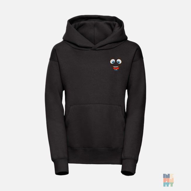 Hanorac Atletic de Copii Funny Emoji Embroidery Russell