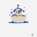 Pantaloni Premium de Copii Animal Cute Embroidery Fruit of the Loom