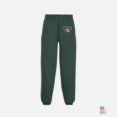 Kids Athletic Jogging Pants Love Embroidery Russell #inkfinity