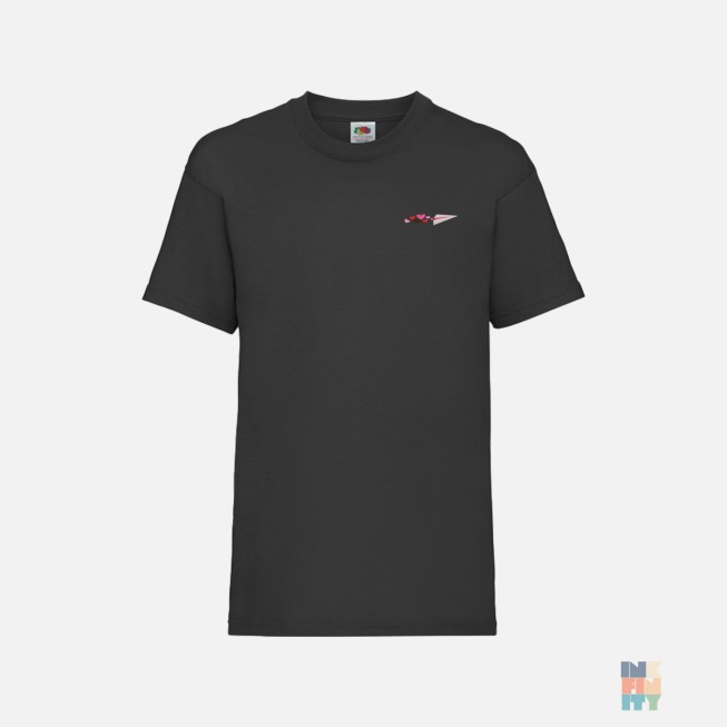 Tricou Valueweight de Copii Love Cute Embroidery Fruit of the Loom