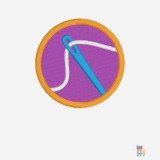 Tricou Valueweight de Copii Hobby Cool Patch Embroidery Fruit of the Loom