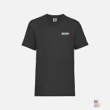 Kids Valueweight T-Shirt Music Peace Love Embroidery Fruit of the Loom