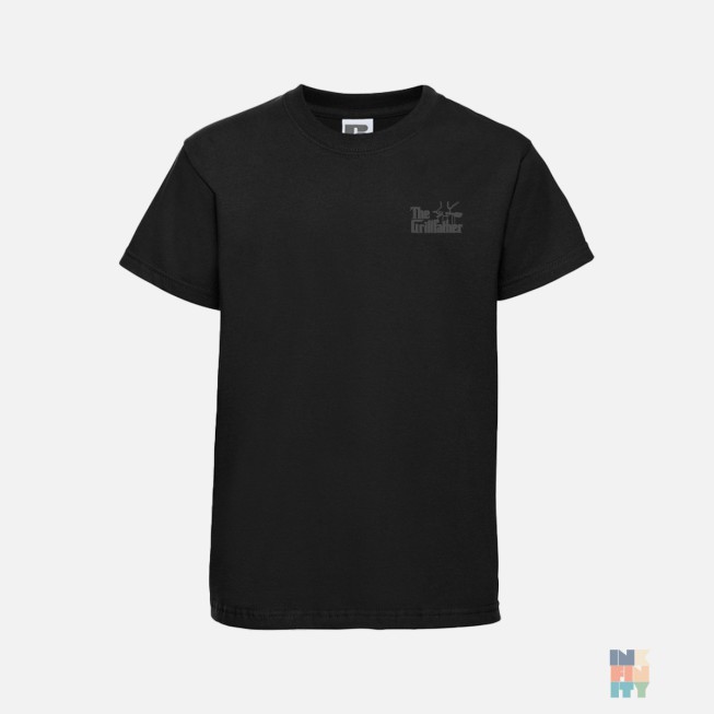 Tricou Atletic de Copii Funny Quote Food Embroidery Russell