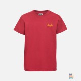 Tricou Atletic de Copii Haloween Emoji Embroidery Russell #inkfinity