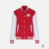 Kids Varsity Jacket Landscape Beautiful Nature Embroidery Kariban #inkfinity