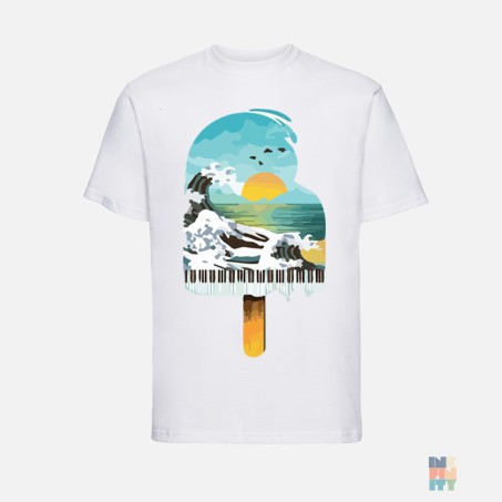 Tricou Atletic de Barbati Vacation IceCream Russell #inkfinity