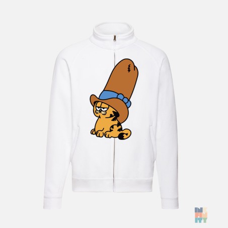 Classic Sweat Jacket Long Hat Cat Fruit of the Loom #inkfinity