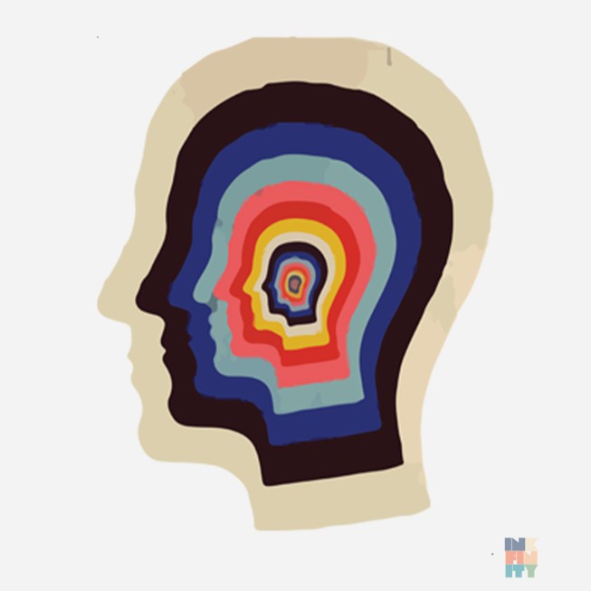 Heavy Blend Hoodie Colored Infinity Gildan