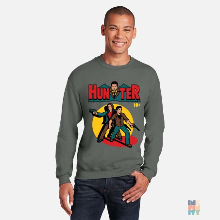 Heavy Blend Sweater Hunter Comic Gildan #inkfinity