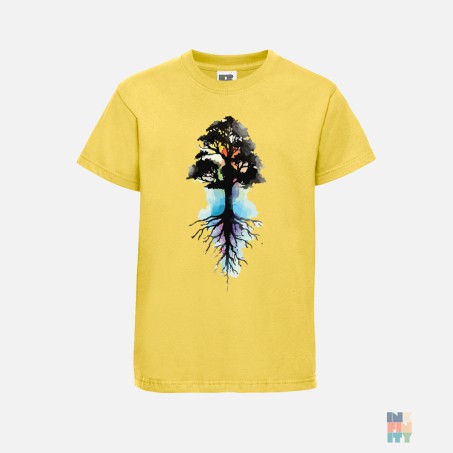 Tricou Atletic de Copii Color Tree Russell #inkfinity