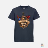 Kids Athletic T-Shirt Courage Russell #inkfinity