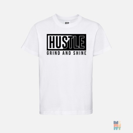 Kids Athletic T-Shirt Hustle Russell #inkfinity