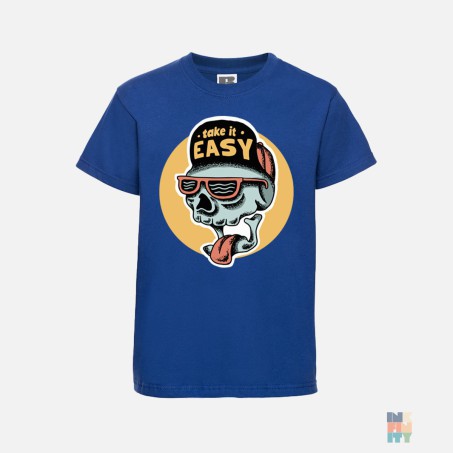 Tricou Atletic de Copii Take It Easy Russell #inkfinity