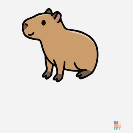 Premium Polo Capybara Fruit of the Loom #inkfinity