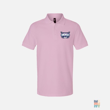 Polo Premium de Barbati Cat at Ski Gildan #inkfinity