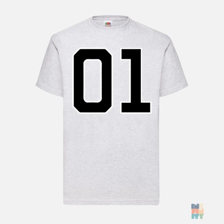 Valueweight T-Shirt Number 1 Fruit of the Loom #inkfinity