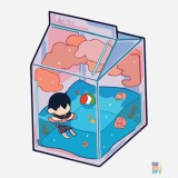 Sacosa cu Manere Scurte Handles Vacation Drink