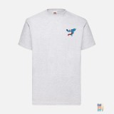 Tricou de Barbati Valueweight Blue Wolf Cartoon Fruit of the Loom