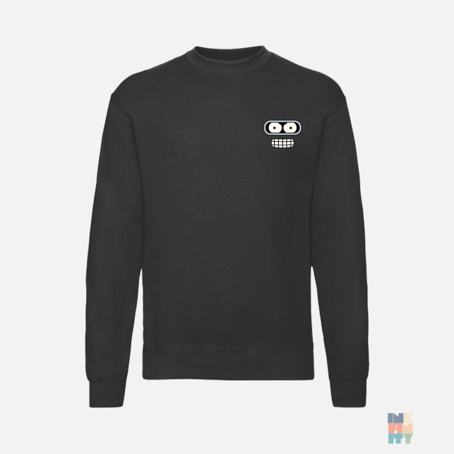 Classic Sweater Angry Bot Fruit of the Loom